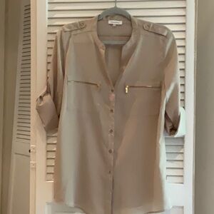 Calvin Klein Beige Blouse